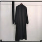 Elegant Satin Open Abaya with Pockets(Multi Colors)