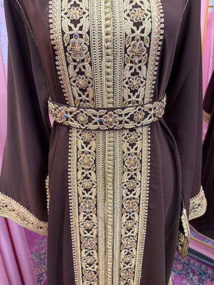 Moroccan Traditional Embellished Caftan
