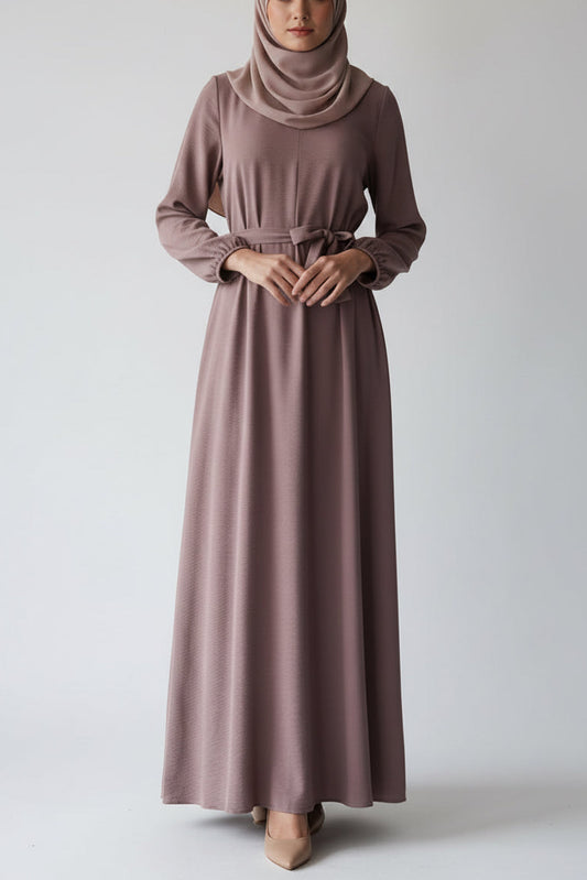 Beautiful Abaya Dress Chest Zipper (Multi Colors)