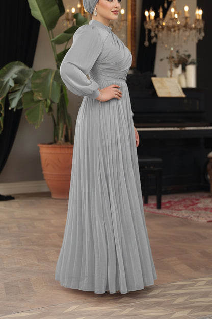 Elegant Silk Chiffon Gown