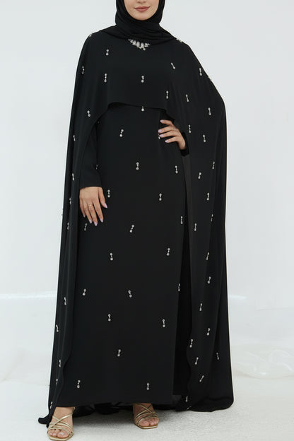 Embellished Princess Abaya Dress