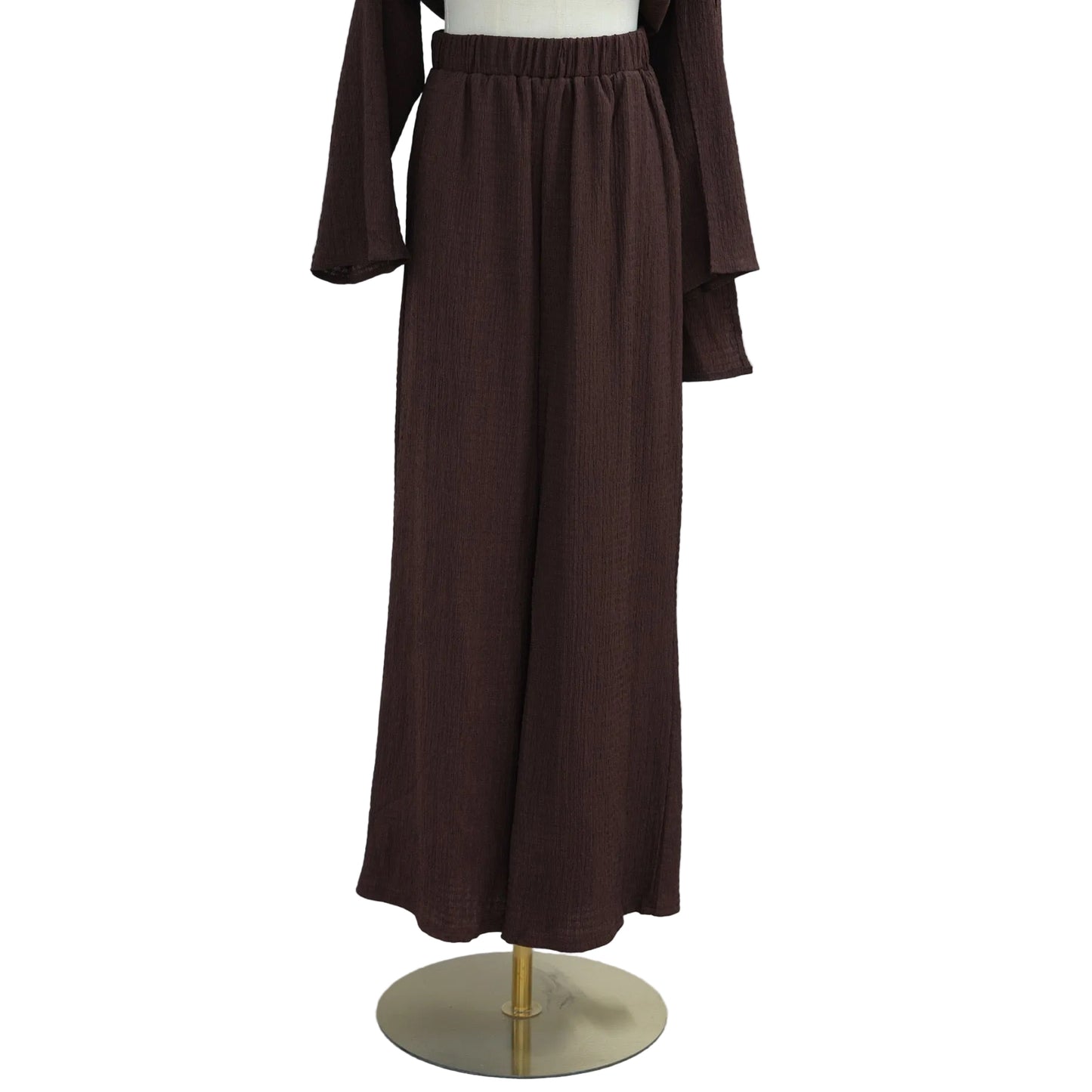 Cowl Neck Top Pant Suit Set