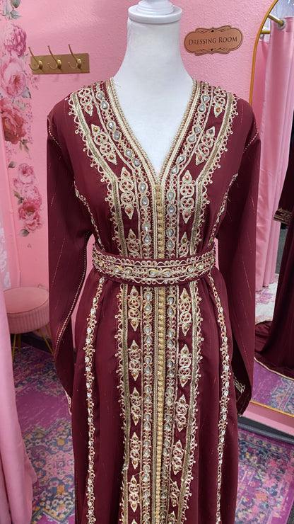Moroccan Traditional Embellished Caftan