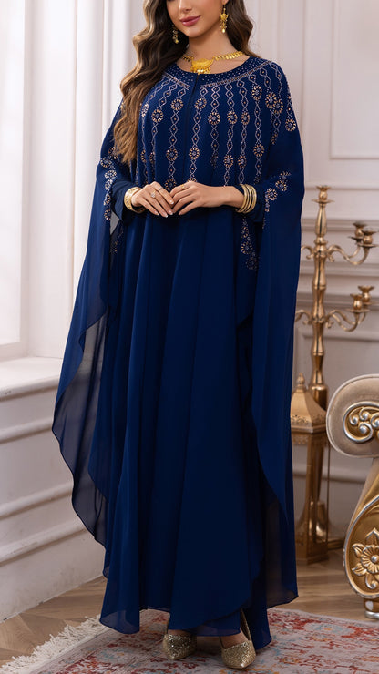 Dubai Style Embellished Caftan Dress
