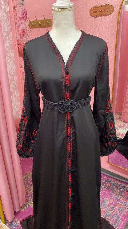 Moroccan Traditional Embroidered Caftan
