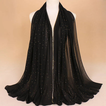 Embellished Stylish Chiffon Hijabs