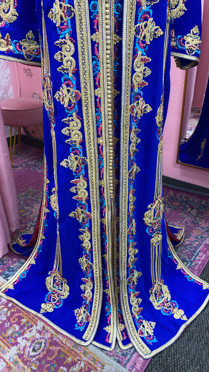 Moroccan Traditional Satin Lined Kimono Caftan