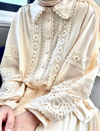 Beautiful Lace Skirt Set(Multi Color)