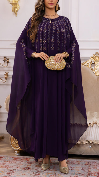 Dubai Style Embellished Caftan Dress