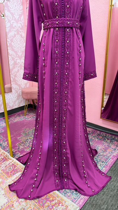 Moroccan Traditional Embellished Caftan