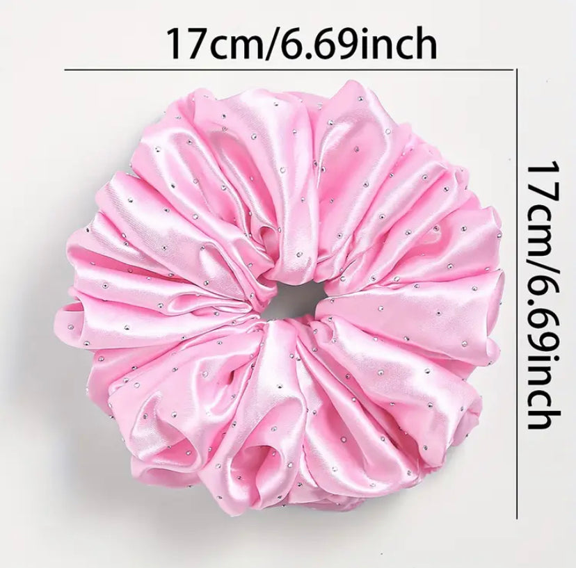 Extra Large Satin Hijab Volume Scrunchies(Multi Colors)