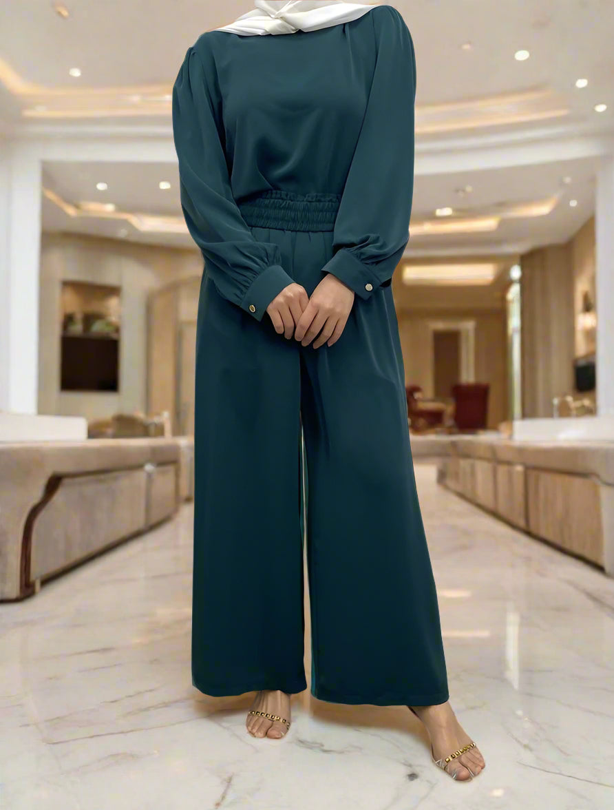Dubai Style Belted Pant Suit(Multi Colors)