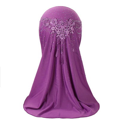 Kids Embellished Hijabs(Multi Colors)