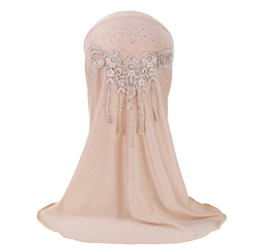 Kids Embellished Hijabs(Multi Colors)
