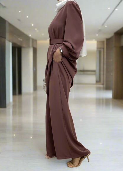 Dubai Style Belted Pant Suit(Multi Colors)