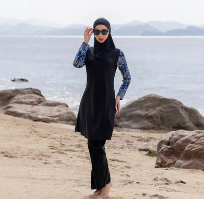 Burkini Modest Swimming Suit (2 Patterns)