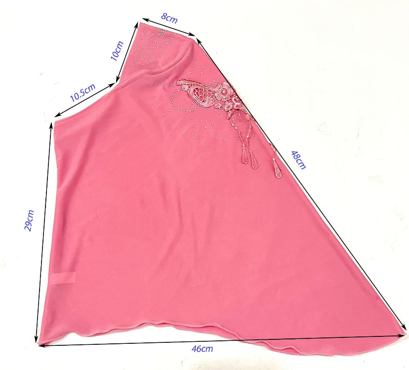 Kids Embellished Hijabs(Multi Colors)