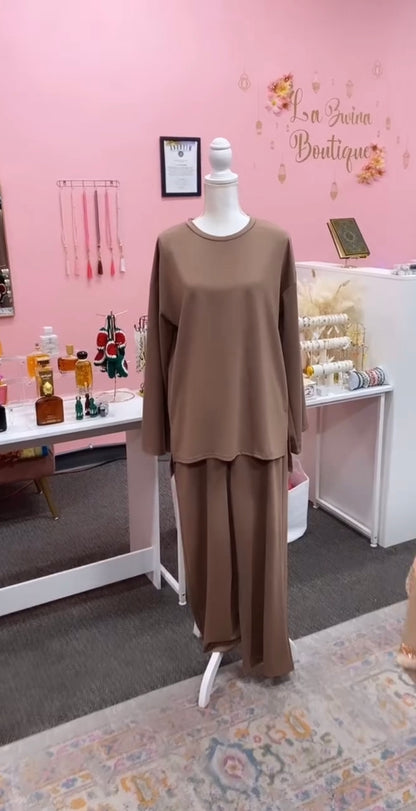 Turkish Style Track Suit 2 Piece Sets(Multi Colors)