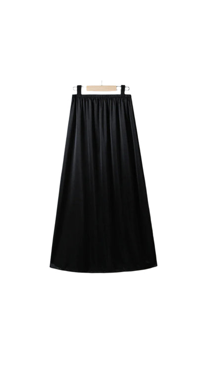 Basic Satin Under Skirt Slips(Multi Colors)