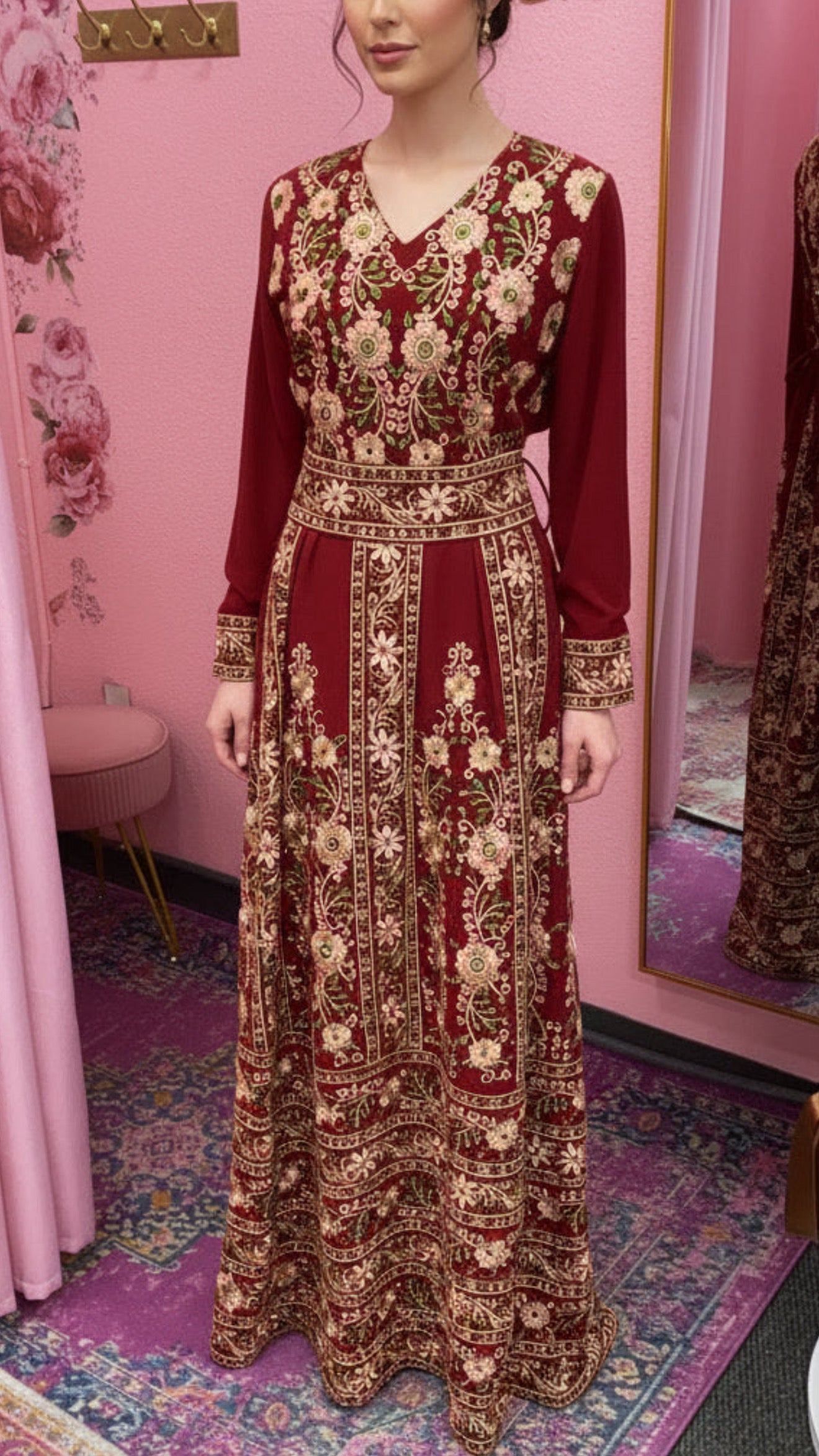 Traditional Tatreez Thobe