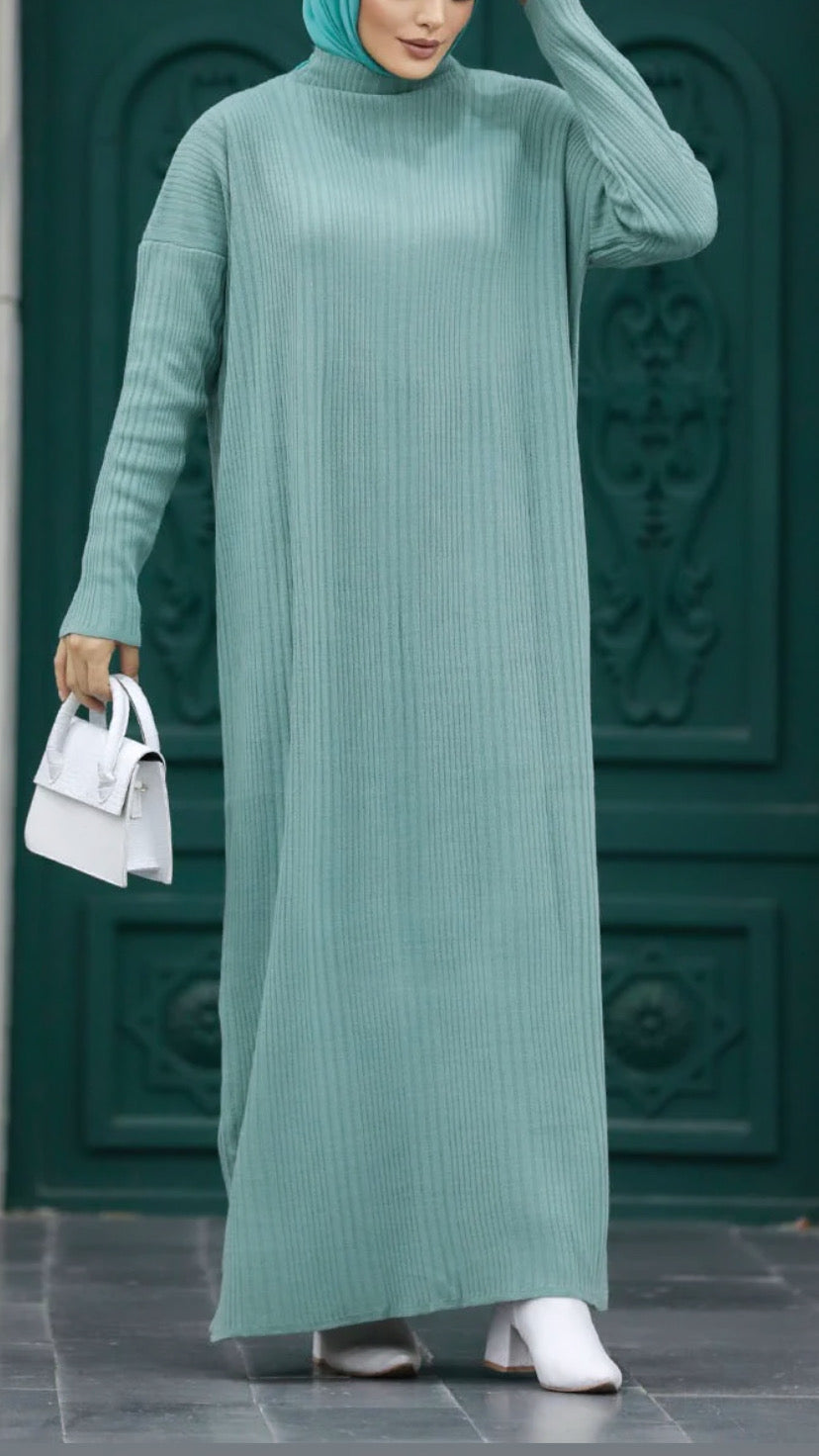 Turkish Style Knit Sweater Dress