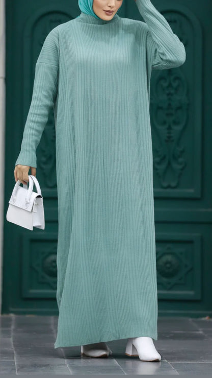 Turkish Style Knit Sweater Dress