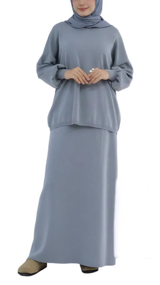 Knit Skirt Set