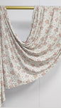 White Floral Jersey Cotton Print Hijab