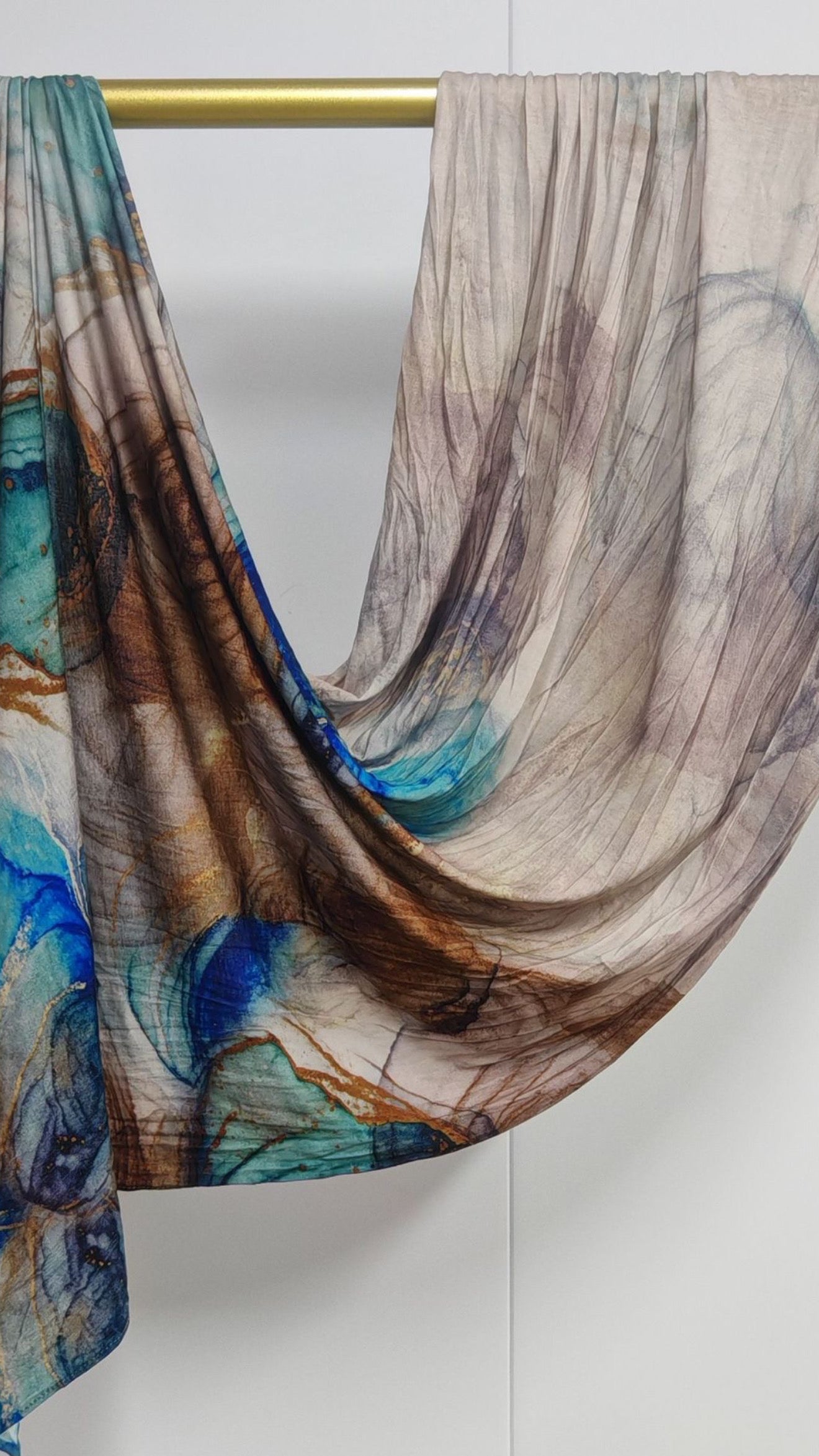 Abstract Jersey Cotton Print Hijab