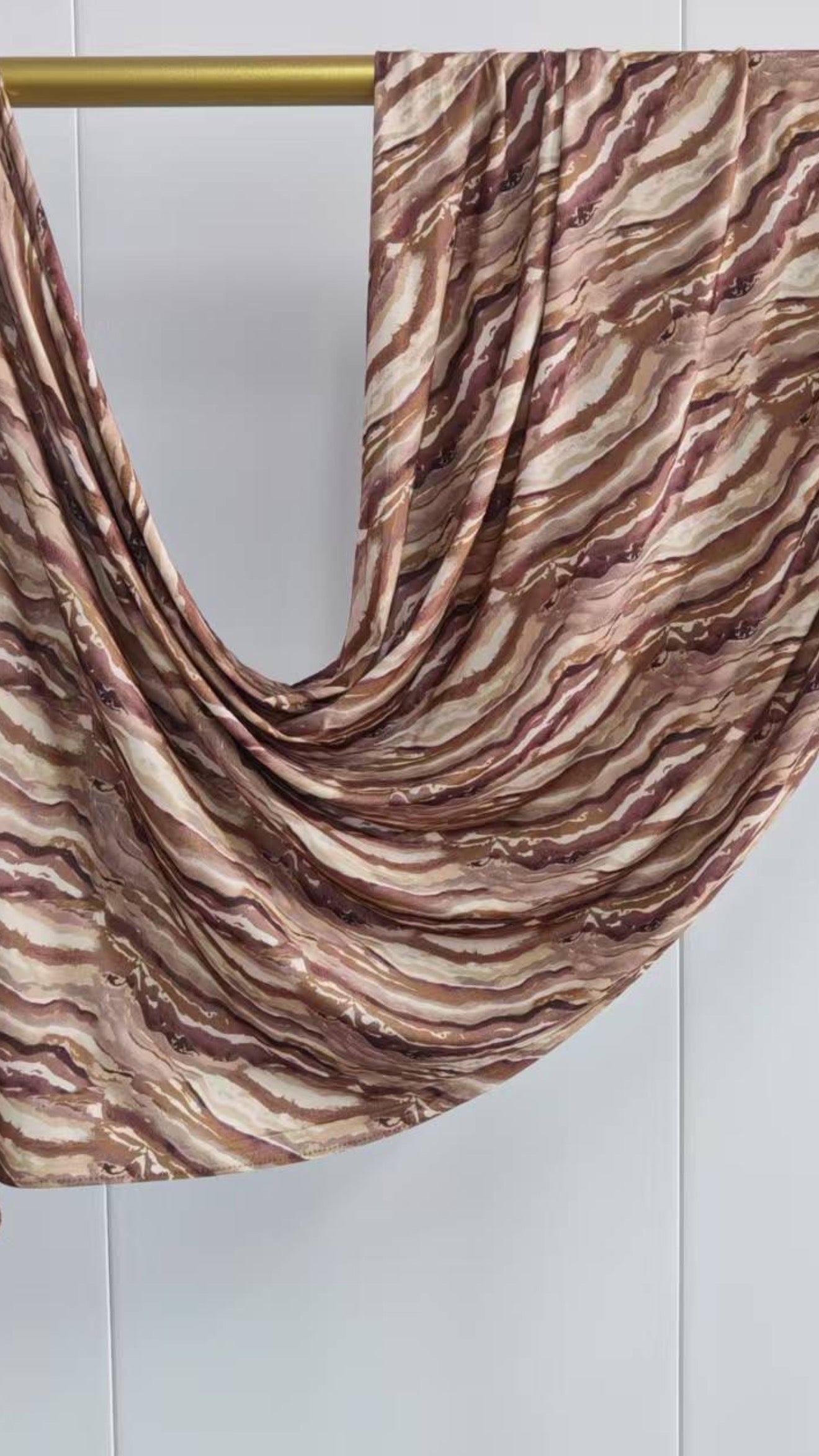 Wave Jersey Cotton Print Hijab