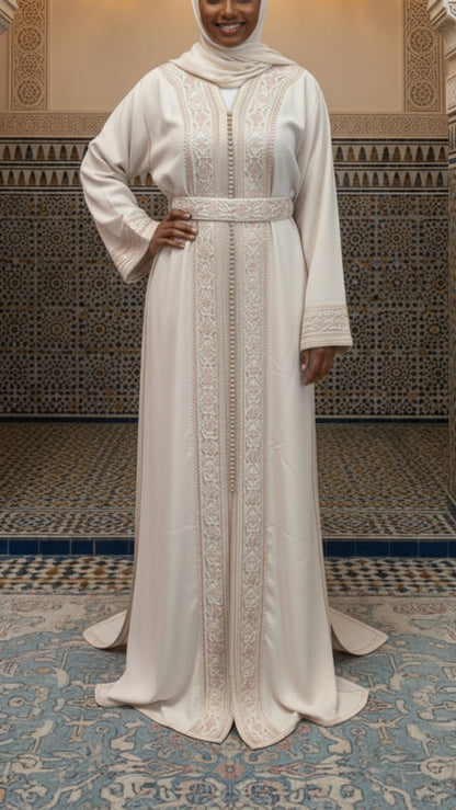 Moroccan Traditional Embellished Caftan