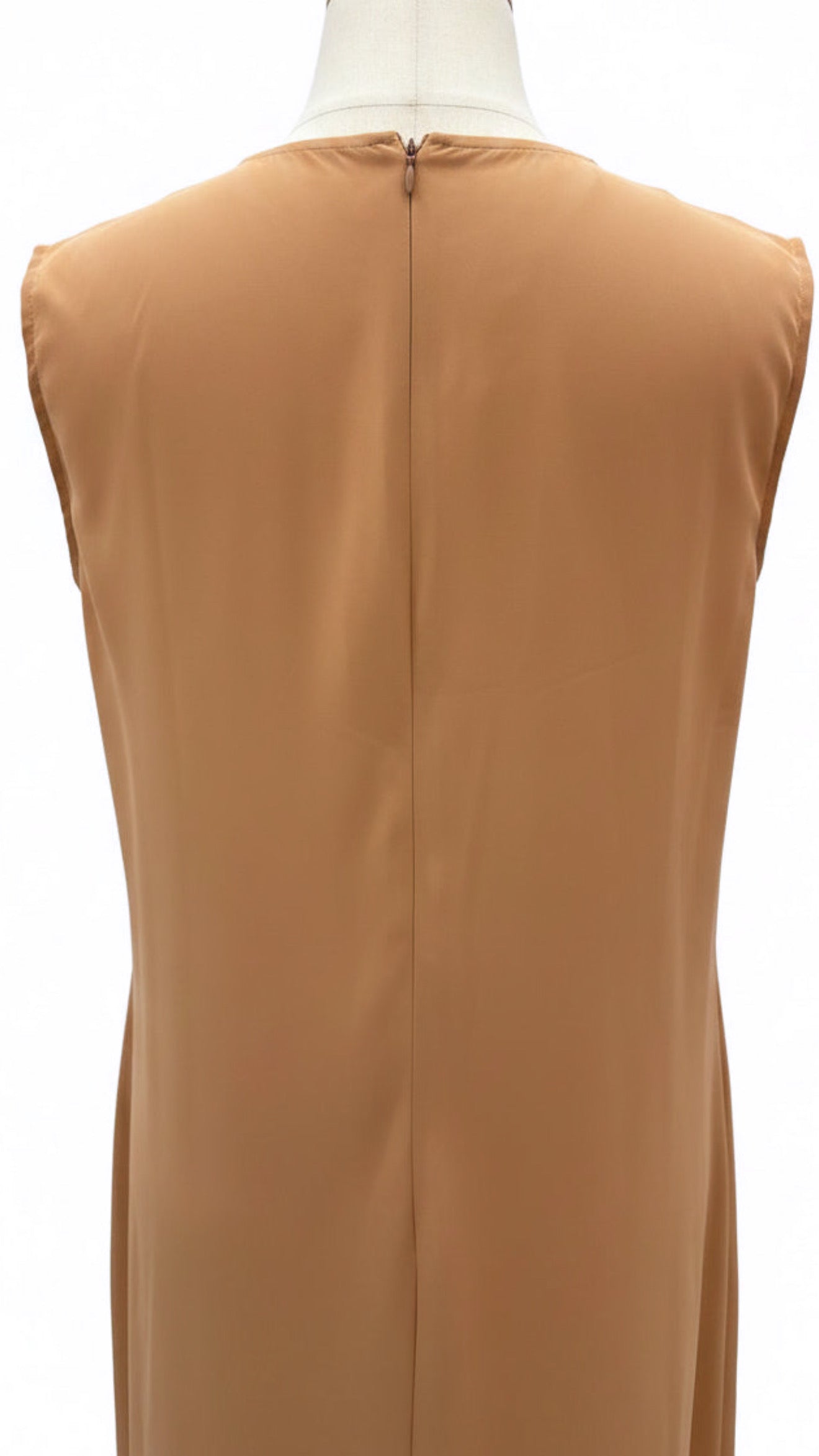 Beaded Embellished 2 Piece Camel Turkish Abaya
