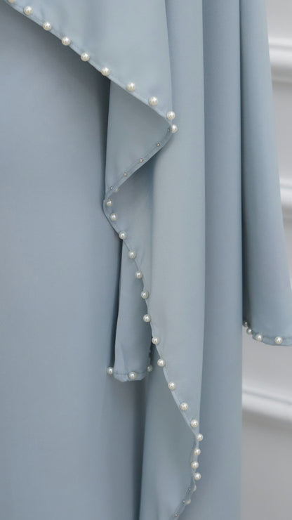 Pearl Lined Abaya Dress