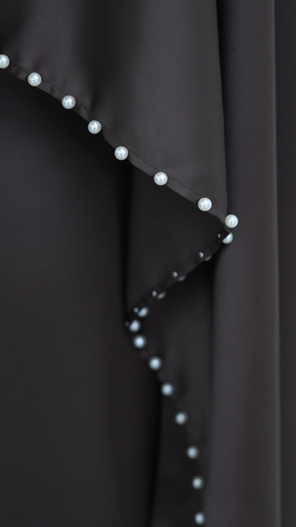 Pearl Lined Abaya Dress
