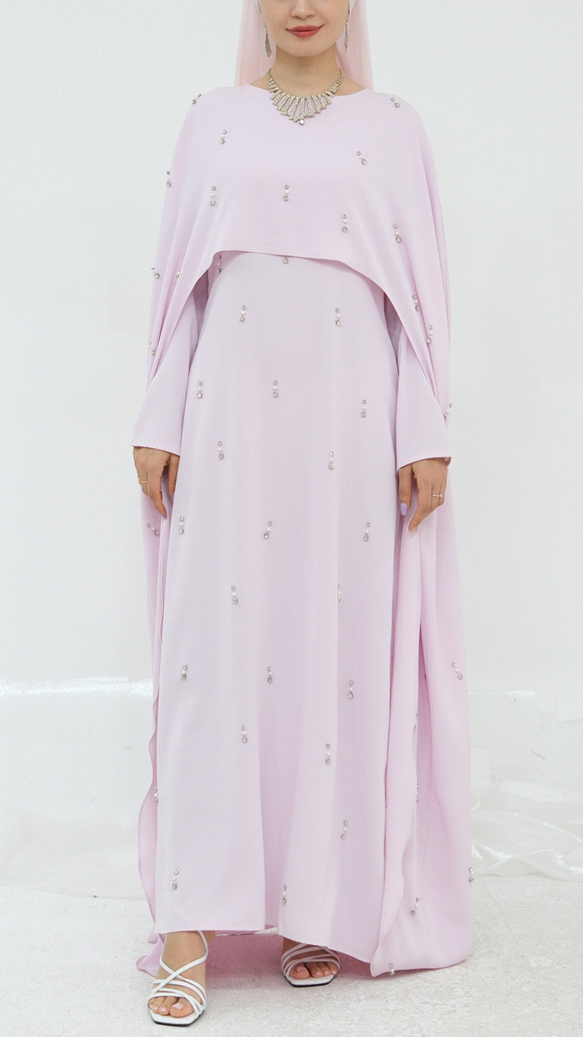 Embellished Princess Abaya Dress