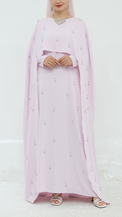 Embellished Princess Abaya Dress