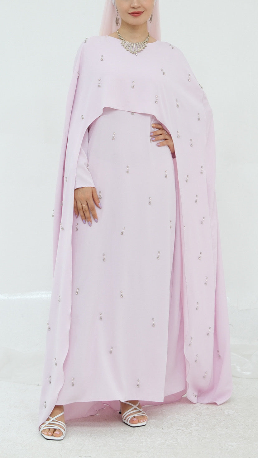 Embellished Princess Abaya Dress