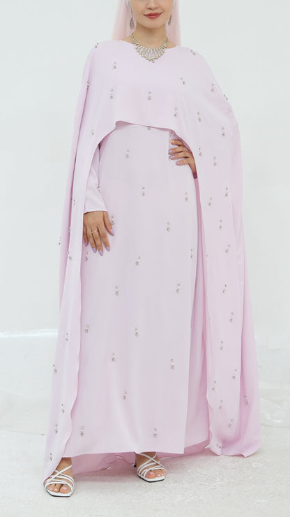 Embellished Princess Abaya Dress
