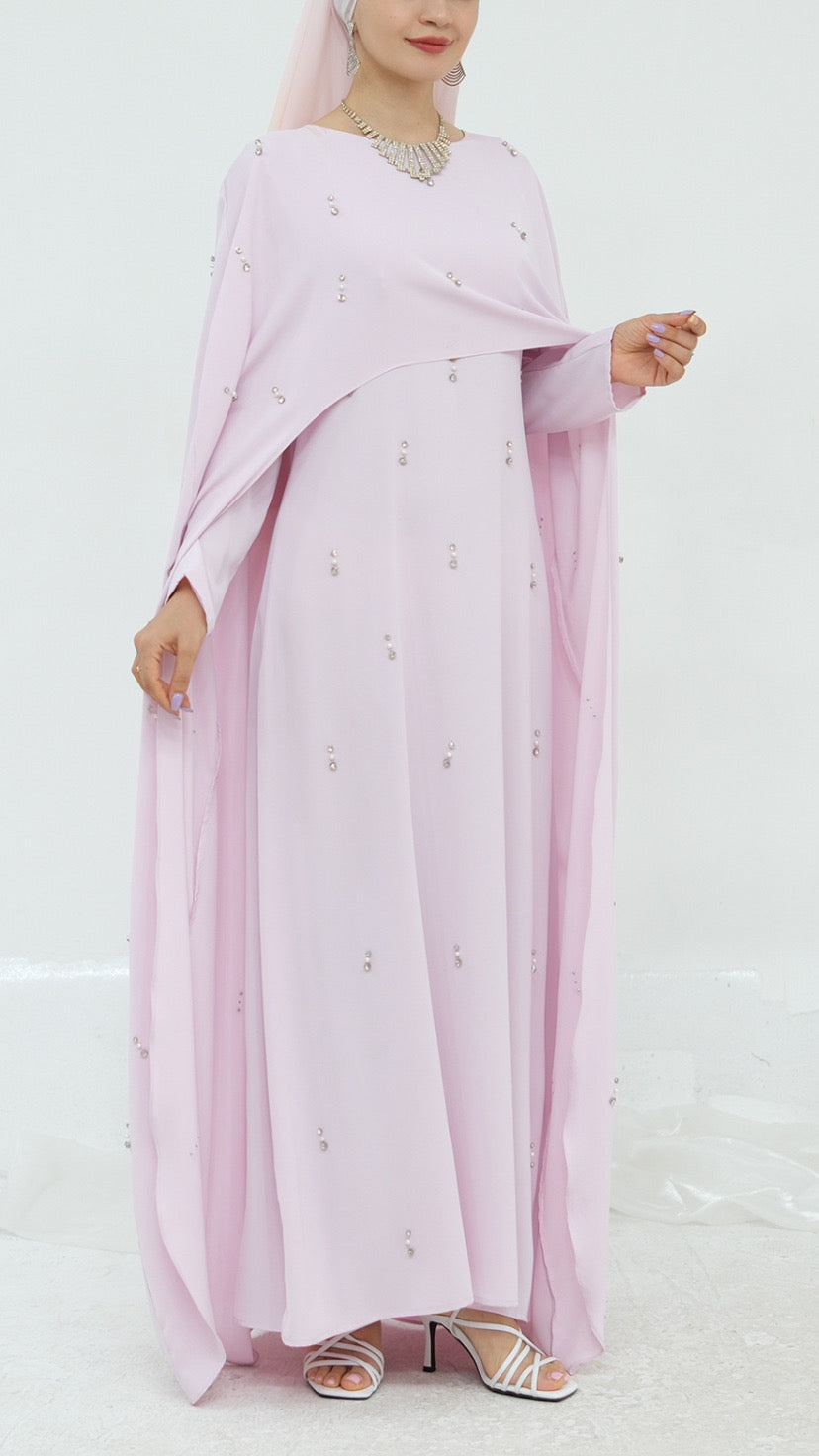 Embellished Princess Abaya Dress