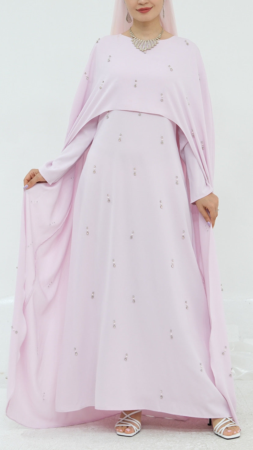 Embellished Princess Abaya Dress