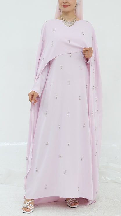 Embellished Princess Abaya Dress