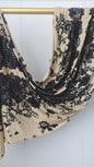 Lace Jersey Cotton Print Hijab