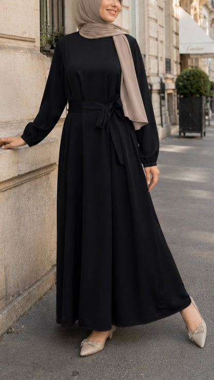 Simple Back Abaya Dress