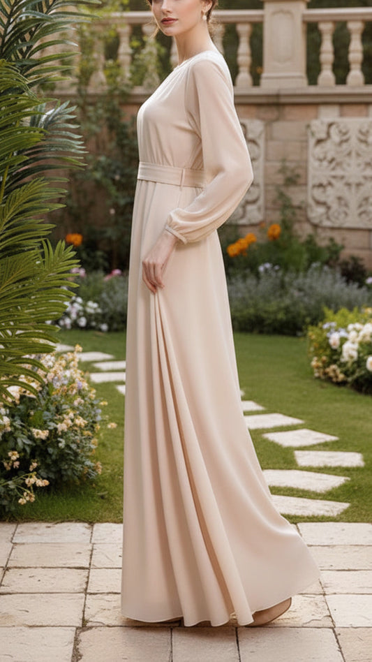 Turkish Style Velvet Abaya Dress