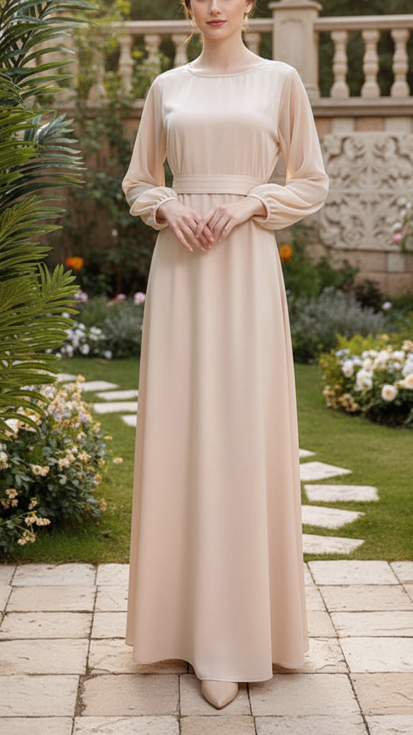 Turkish Style Velvet Abaya Dress