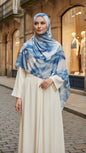 Ocean Wave Jersey Cotton Print Hijab