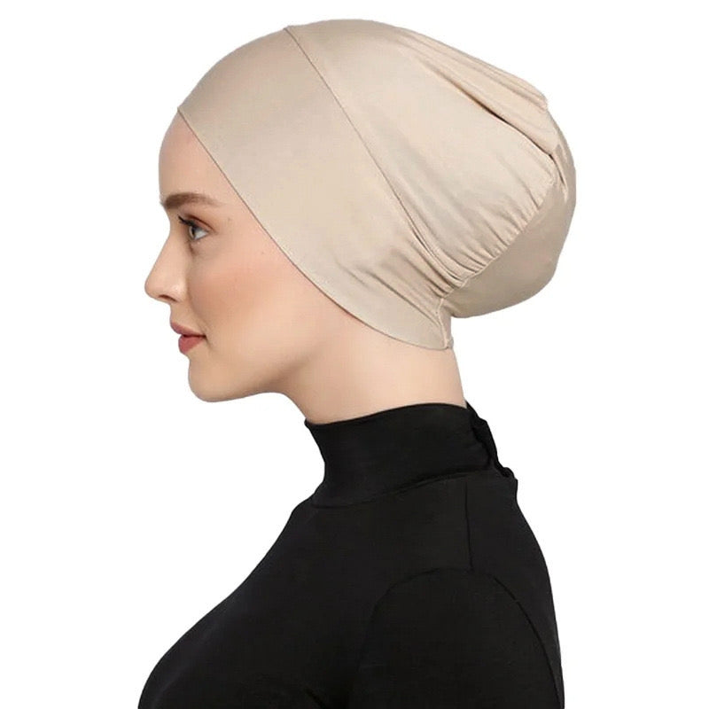 Thin Breathable Hijab Bonnet Under Cap