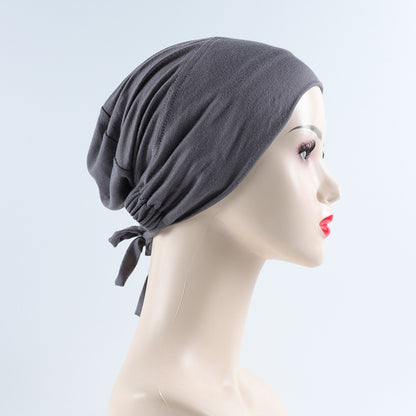 Hijab Tie Back Under Caps