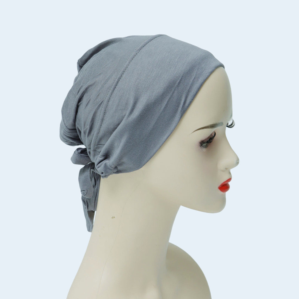 Hijab Tie Back Under Caps