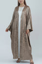 Metallic Open Abaya